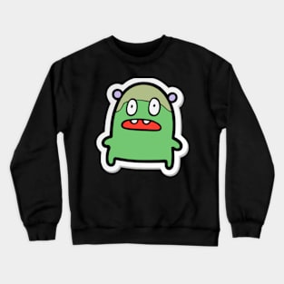 Cool Funny Green Sticker Crewneck Sweatshirt